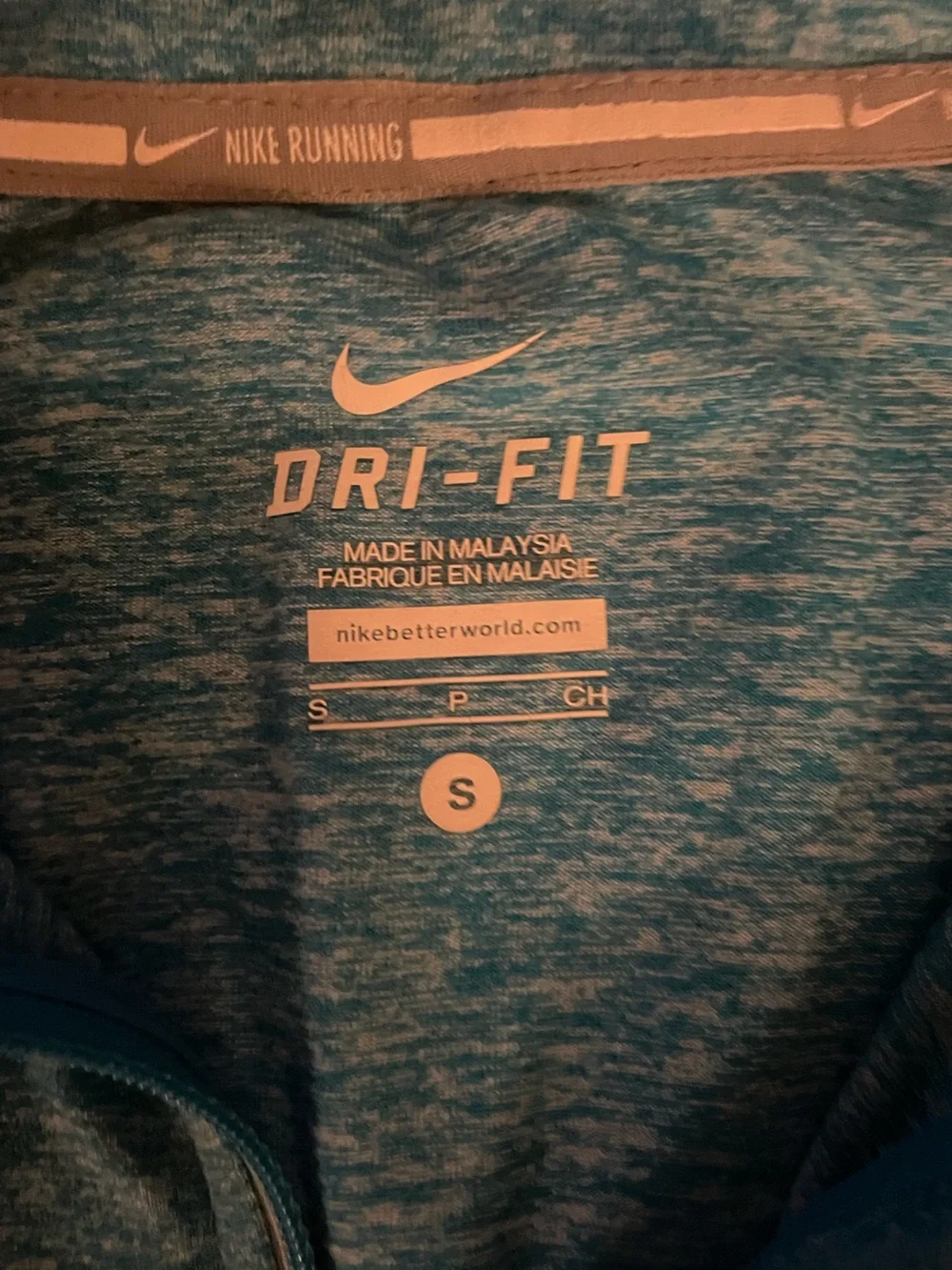 Nike Dri-Fit Women’s Half-Zip Turquoise Pullover